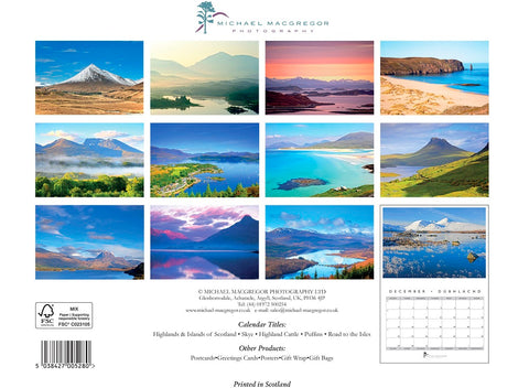 Michael MacGregor 2025 Highlands and Islands Calendar