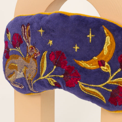 Powder UK Luxury Velvet Eye Mask Hare