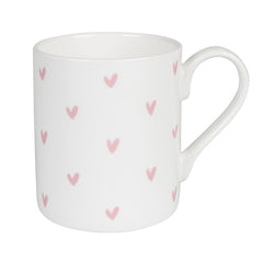 Sophie Allport Standard Hearts Mug in Pink, Mugs