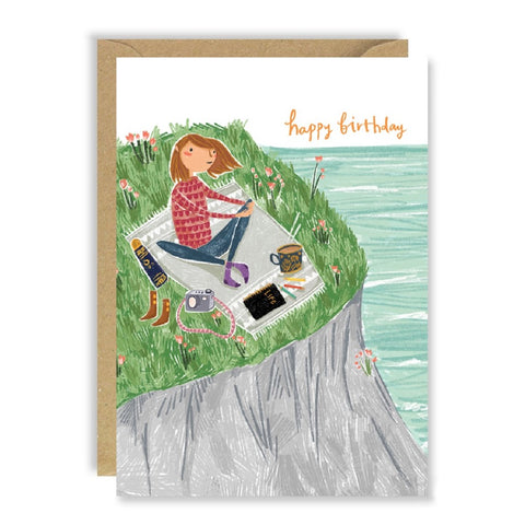 Clifftop Birthday Card