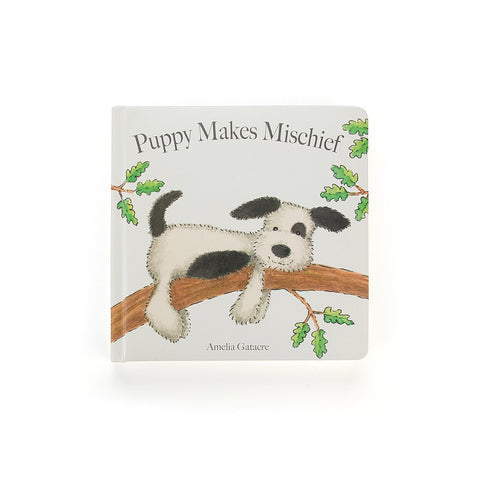 Jellycat Book Puppy Makes Mischief, Baby Books