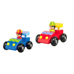 Wooden Racing Car Set