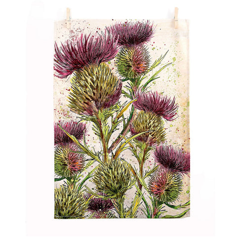 Thistle Tea Towel