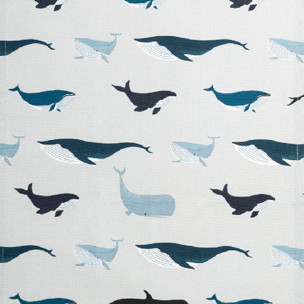 Sophie allport whales tea towel